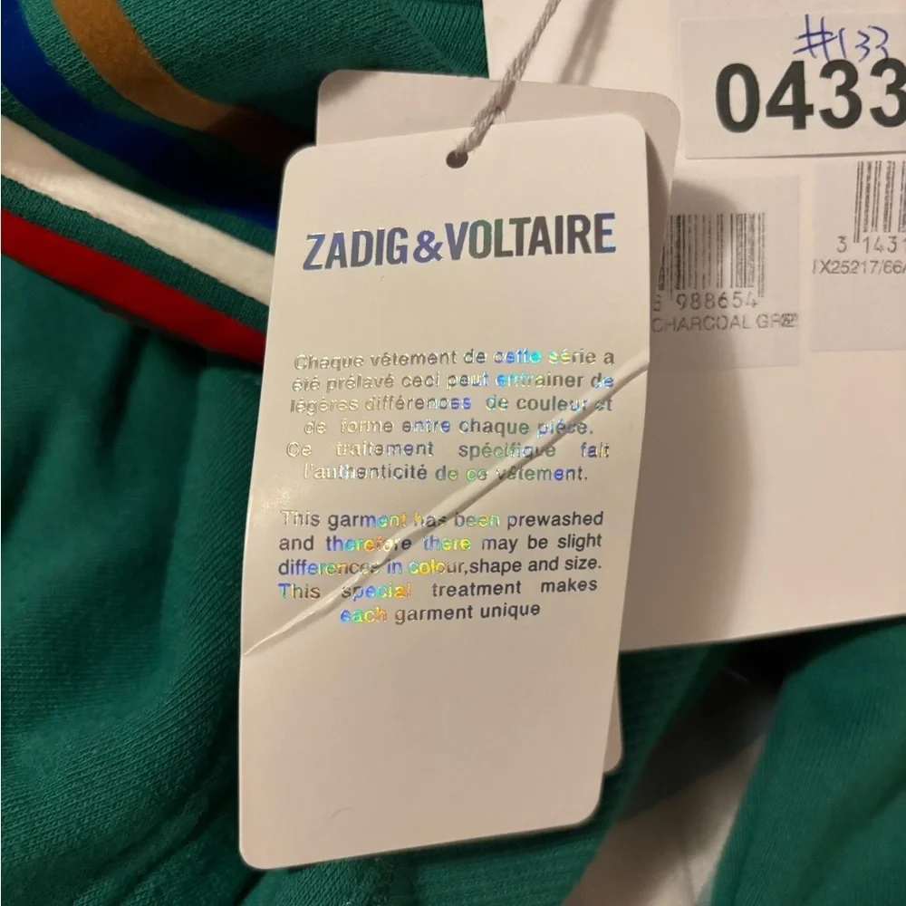 NWT Kids Zadig & Voltaire Hoodie